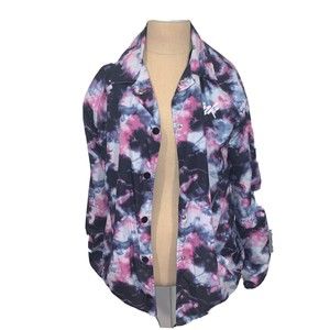 Victoria’s Secret PINK Button Up Wind Breaker Jacket Size Small